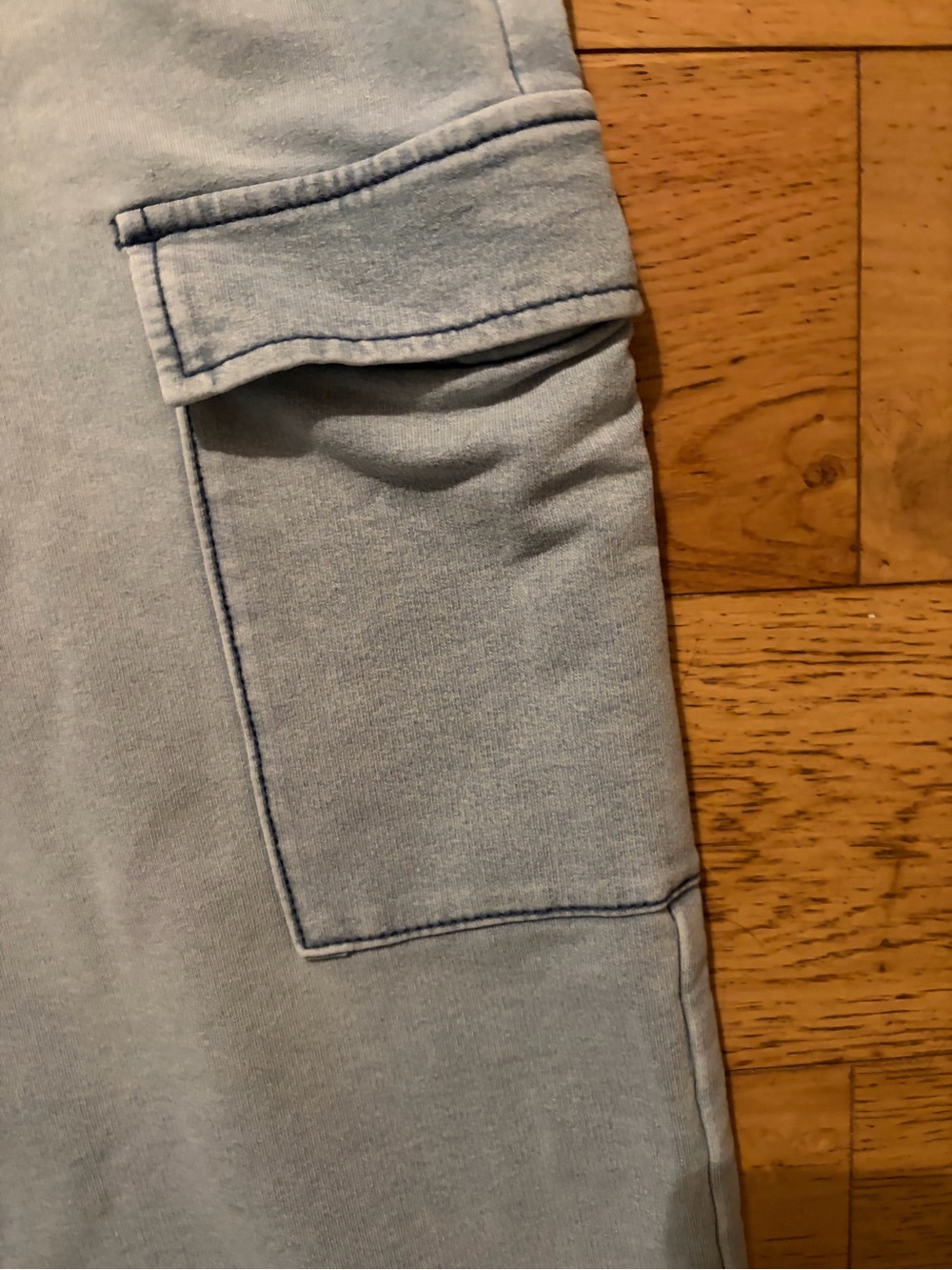 Limited Too Wide Leg Cargo Pants | NWT Juniors XL 16-18 Soft Feel /Denim Look - Picture 6 of 8